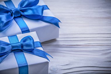 Ahşap tahta yatay görünüm kutlamalar conce mevcut kutulara