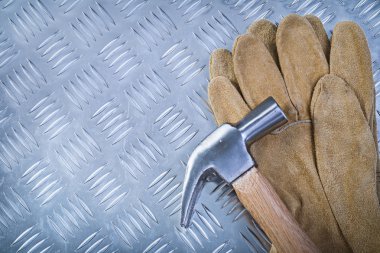 Pençe çekiç deri koruyucu eldivenler 