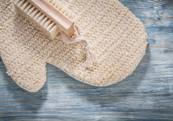 Body scrubber bath brush — Stock Photo, Image