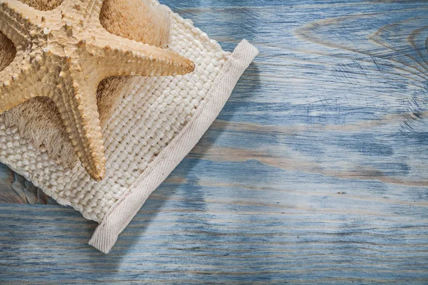 Bast tutam peeling denizyıldızı bileşimi — Stok fotoğraf
