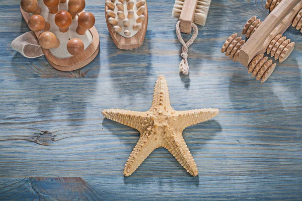 Estrella de mar masajistas cepillo de lavado — Foto de Stock