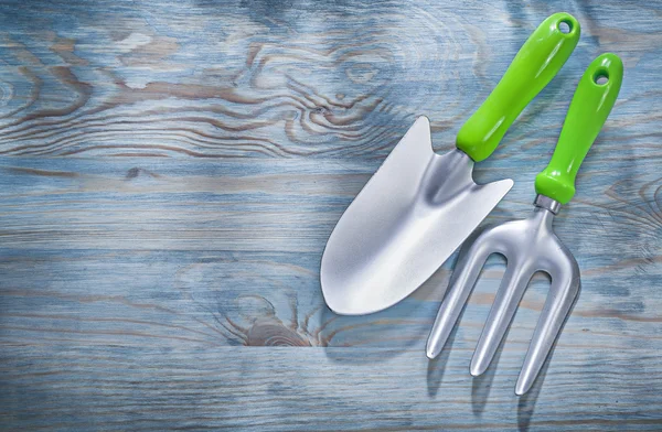 Hand spade murslev gaffel — Stockfoto