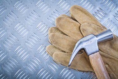 Pençe çekiç deri koruyucu eldivenler