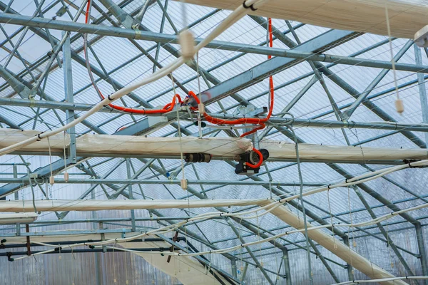 Communications in greenhouse — Stock Photo, Image