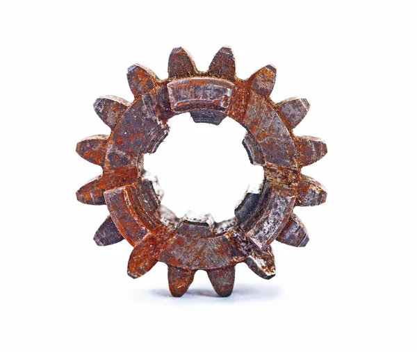 Rusted and dusted cogwheel — Stock Photo, Image