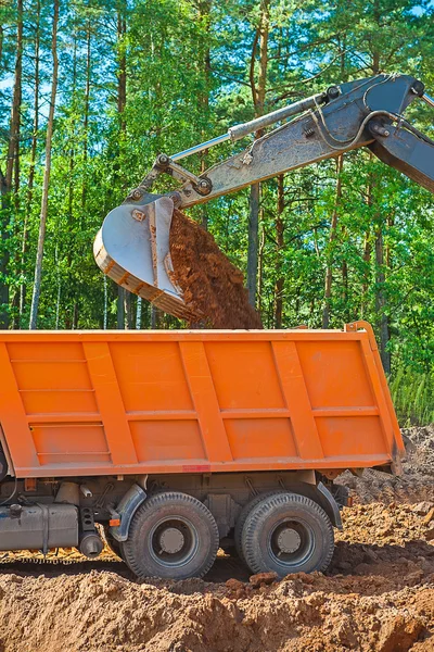 Pala de excavadora — Foto de Stock