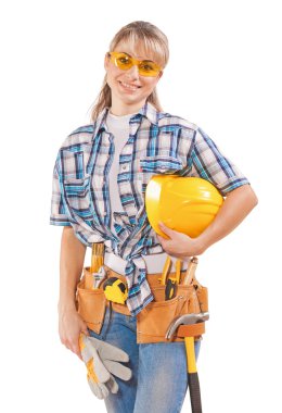 güzel kadın işçi