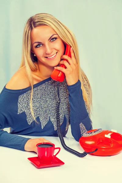 Beautiful smiling young female — Stock Photo, Image