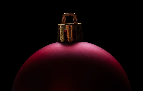 Grande boule de Noël rouge — Photo