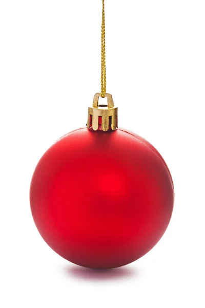 Boule de Noël de couleur rouge — Photo