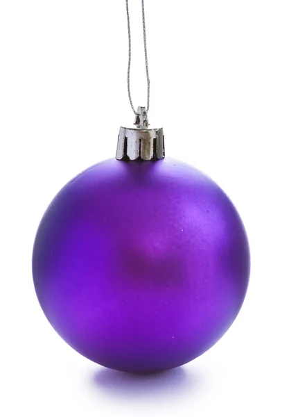 Blue colored christmas ball — Stock Photo, Image