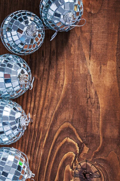 Giocattoli di Natale specchio discoteca palle — Foto Stock