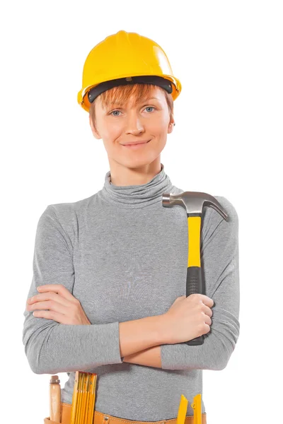 Portrait of female worker — Stock Photo, Image