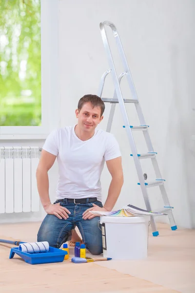 Young man painter — Stock Photo, Image