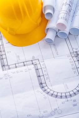 İnşaat kask, planları ile boşaltmak
