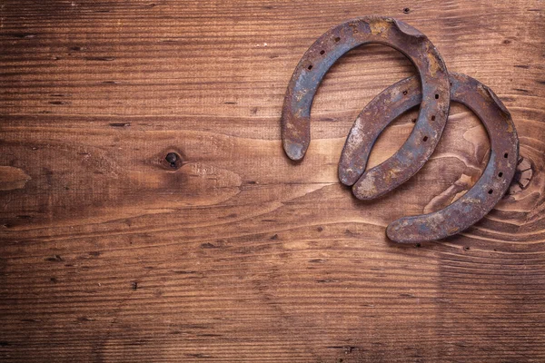 Westernhufeisen aus Metall — Stockfoto