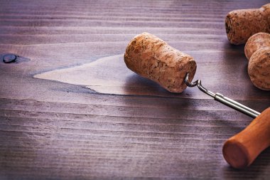 Kompozisyon klasik tirbuşon Cork