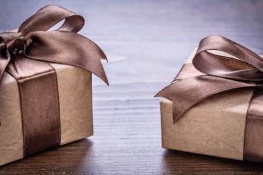 Yay ile iki vintage peper giftboxes