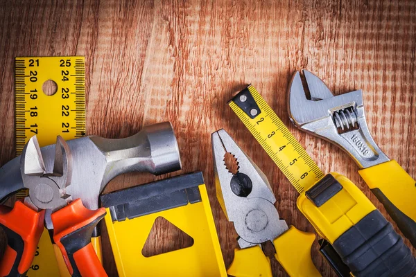 Conjunto de ferramentas de construção — Fotografia de Stock