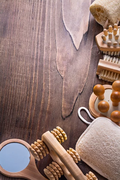 Klassische Sauna-Accessoires — Stockfoto