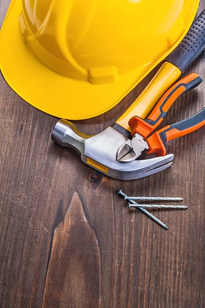 Conjunto de equipamentos de construção — Fotografia de Stock