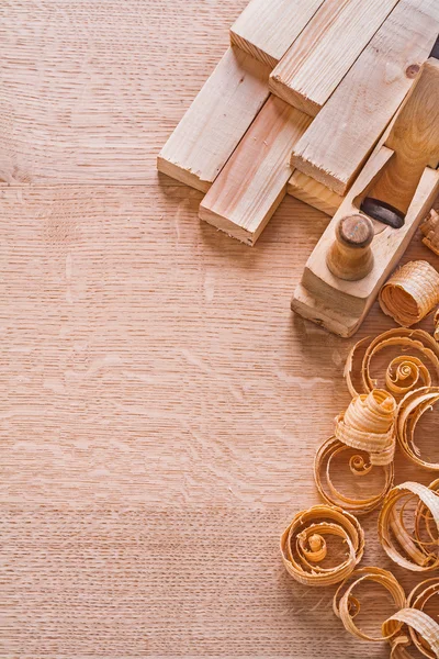 Tablones de madera trabajadores de la madera plano — Foto de Stock