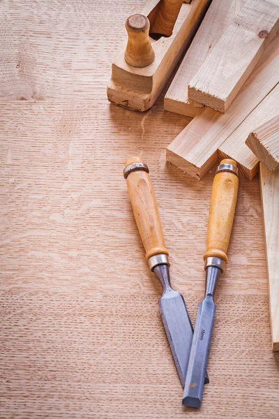 Wooden planks construction concept — Stock Photo, Image