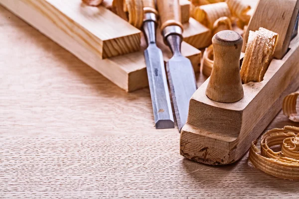 Old fashioned plane chisels — Stock Photo, Image