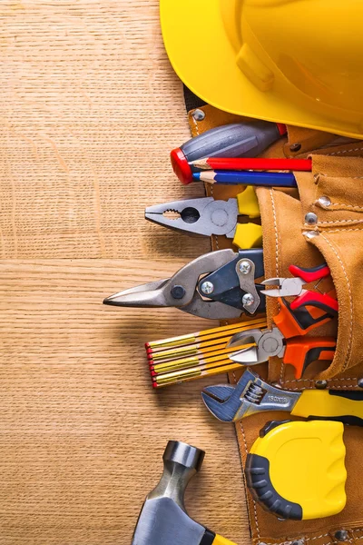 Construction tools  in tool belt — Stock Photo, Image