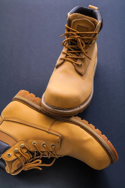 Duas botas de trabalho — Fotografia de Stock