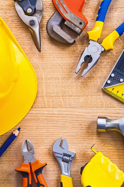 Conjunto de ferramentas de construção — Fotografia de Stock