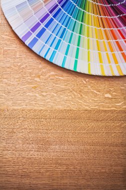 Çok renkli pantone fan