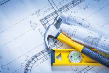Pençe çekiç, planları, inşaat seviyesi