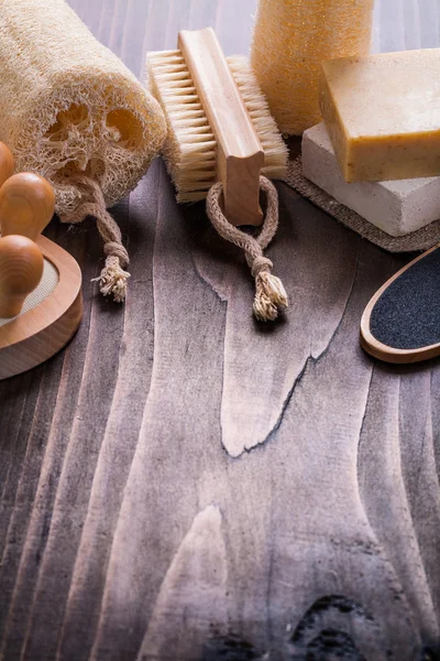 Masaj, sünger, nailbrush, sabun