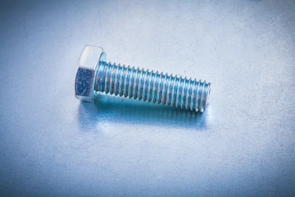 Metal construction screw bolt — Stock Photo, Image