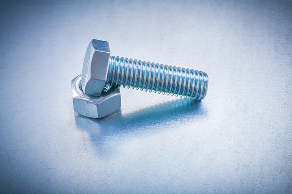 Screwbolt and screw nut — Stock Photo, Image