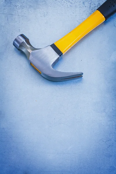 Claw hammer with rubber handle — Stock Photo, Image
