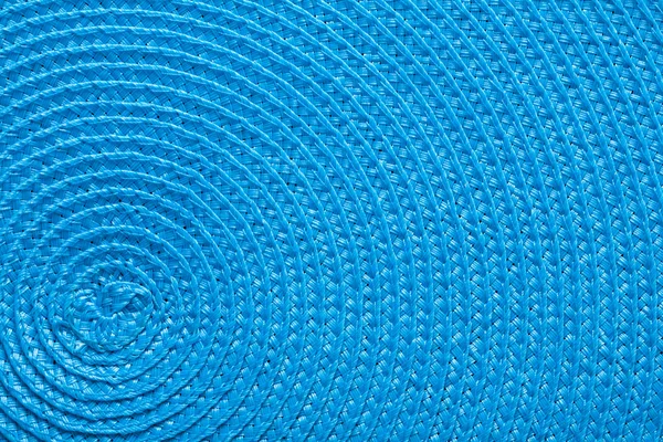 Blue texture of wickered mat — 스톡 사진