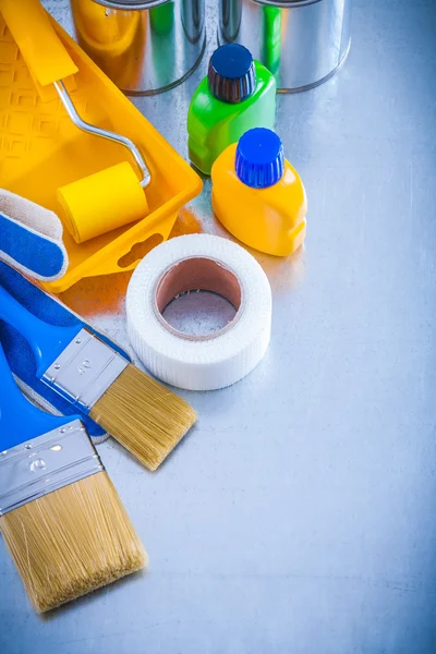 Composition of paint objects — Stock Photo, Image