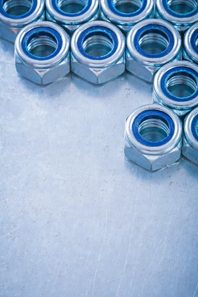 Threaded screw nuts — Stock Photo, Image