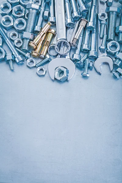 Anchor bolts, screwbolts, nuts — Stock Photo, Image