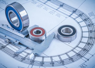 Stainless rolling bearings and slide caliper