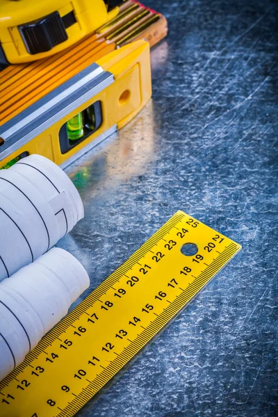 İnşaat seviyesi, planları ve ölçü birimleri