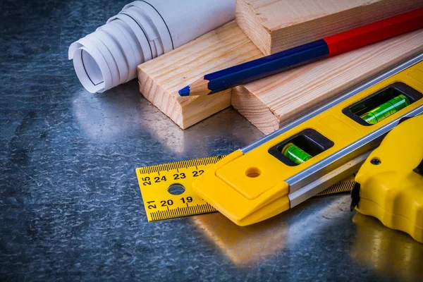 Arbeitswerkzeuge im Baugewerbe — Stockfoto