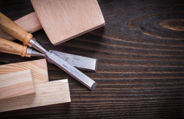 Lump hammer, firmer chisels
