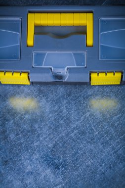 Copy space image of closed toolkit