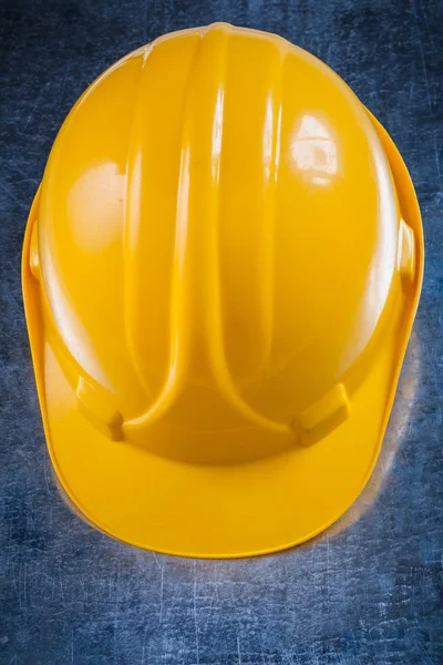 Yellow protective building helmet — Stockfoto