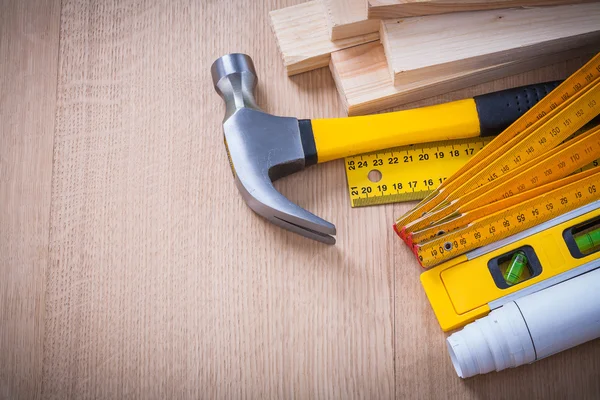 Varietà di strumenti di costruzione di lavoro — Foto Stock