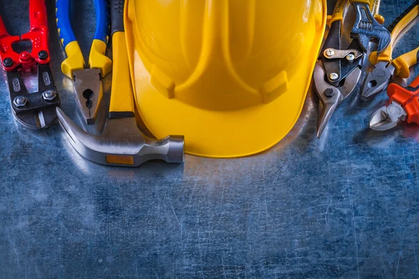 Conjunto de ferramentas de construção, conceito de manutenção . — Fotografia de Stock