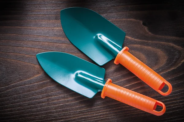 Hand gardening shovels — Zdjęcie stockowe